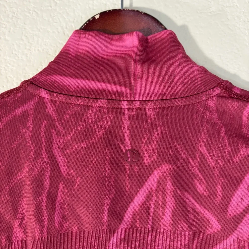 Lululemon‎ Womens Sz 4 Ebb to Street Define Jacket Chianti Red Outdoor Gym Comfy